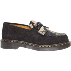 44 Mocasines Dr. Martens Adrian Snaffle Suede & Hair-On Loafers - Black/Beige