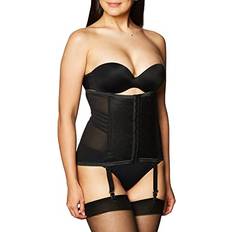 5XL Girdles Rago Plus-Size Waist Cincher - Black