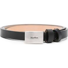 Max Mara Kläder Max Mara Leather Belt - Black