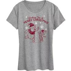 Clothing Disney Winnie The Pooh Piglet & Pooh Women's Wishing Graphic Tee