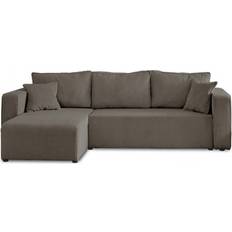 Canapé-Lit - Noir Canapés Lisa Design Topaze Corner Gray Sofa 245cm 4 Seater