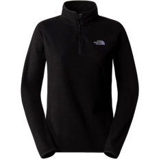 Fleece trui Truien The North Face 100 Glacier 1/4 Zip Fleece Sweater - Zwart