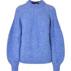Patrisia Tie Knit Pullover - Blue