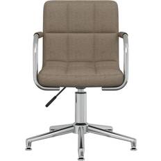 vidaXL Swivel Taupe Kontorstol 88.5cm