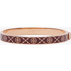 Tory Burch Smycken Tory Burch Monogram Miller Stud Gångjärn Armband - Brown