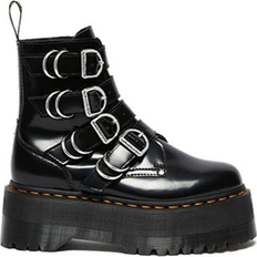 Platform Lace Boots Dr. Martens Jadon Max Hardware Leather Platform Boots - Black/Buttero