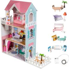 Largest Wooden Dollhouse with LED Lighting