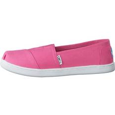 Cheap Low Top Shoes Toms Seasonal Classics Jr Slip-On Shoes - Bubblegum Pink Canvas