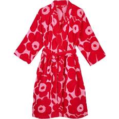 Marimekko Unikko 2 Bathrobe - Red/Pink