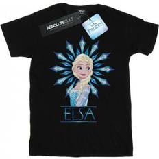 Klær Disney Frozen Elsa Snowflake T-Shirt - Black