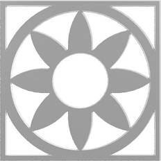 Moulding & Millwork Ekena Millwork Blume 30-in W x 30-in L Ceiling Medallion
