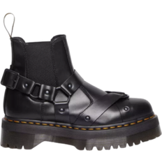 Dr. Martens 2976 Harness Leather Platform Chelsea Boots - Black