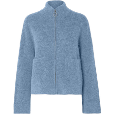 Selected Sia Ras Wool Blend Cardigan - Endless Sky