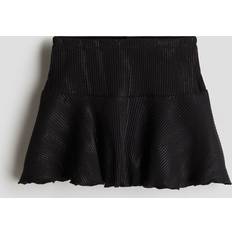 H&M Girls Black Shimmering jersey skirt 4-6Y