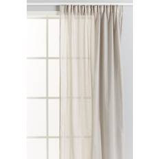 2-Pack Airy Multiway Curtains 120 x 250 cm - Brown