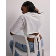Nelly T-shirts Nelly Open Back Tie Tee - Vit