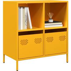 Yellow Sideboards vidaXL Mustard Yellow 68 x 39 x 73.5 cm Sideboard