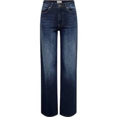 Rosa Jeans Only Jeans onlMadison Blush HW Wide Dnm Tai081 - Blå