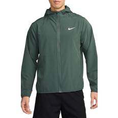 Gröna - Herr - Yoga Kläder NIKE Men's Dri-FIT Hooded Versatile Jacket - Vintage Green/Reflective Silver