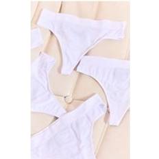 PrettyLittleThing Seamless Thongs Pack of 5 - White