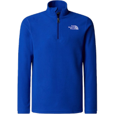 The North Face Boys Sweatshirts The North Face Teens Glacier 1/4 Zip Fleece - TNF Blue