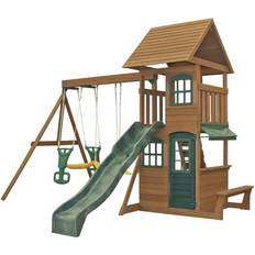 Metal Toys Kidkraft Windale Wooden Swing Set