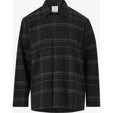 Calvin Klein Cotton Flannel Pyjama Top - Black