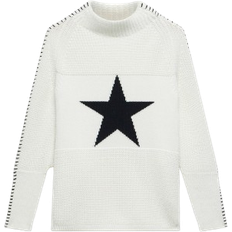 Mint Velvet Blend Star Jumper - Ivory