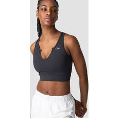 Seamless Linnen ICANIWILL Ribbed Define Seamless Tank Top - Dusty Black