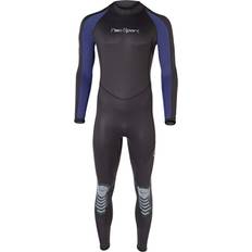 Water Sport Clothes NeoSport 3/2mm Men's Full Wetsuit Black/Blue