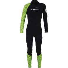 Green Wetsuits Akona 3/2mm Kid's Full Wetsuit Green