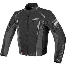 Miles Waterproof Motorcycle Textile Jacket - Black Grey