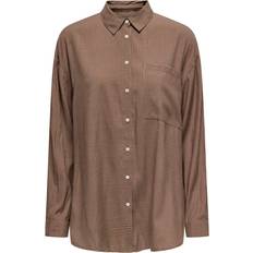 Only Maggie Shirt - Brown/Mustang