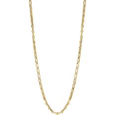 Effy Necklaces Effy 14K Yellow Gold Rectangular Chain Necklace (22)