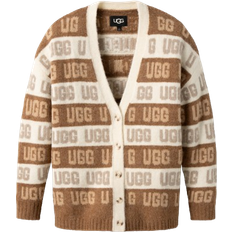 UGG Cardigan Graphic Logo - Brown, Taglia