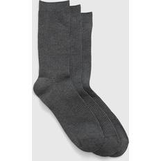 GAP Ondergoed GAP Basic Crew Socks 3-Pack - Heather Grey