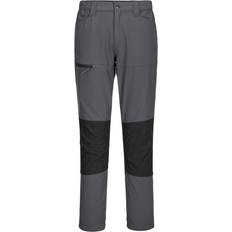 Work Wear Portwest (36R, Metal Grey) Mens WX2 Slim Work Trousers