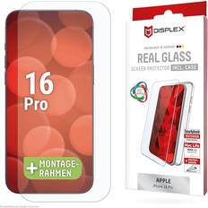 Real Glass Screen Protector + Case for iPhone 16 Pro