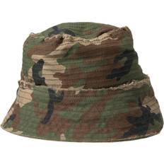 Dolce & Gabbana Hats Dolce & Gabbana Green Camouflage Cotton Bucket Hat Men