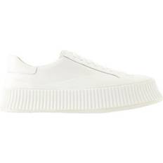 Jil Sander Chunky Lace Bomuld Sneakers - Hvid