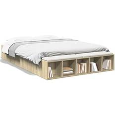 Opbevaring seng 140 x 200 vidaXL 3280568 Sengeramme 140 x 200cm