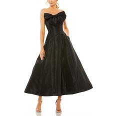 Mac Duggal Dresses Mac Duggal Bow Detailed Strapless Ballgown Black