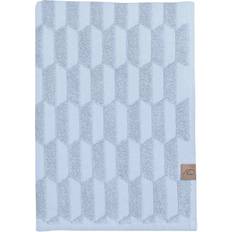 Mette Ditmer Textiel Mette Ditmer GEO Bath Towel 70 - Light Badezimmerhandtuch Blau