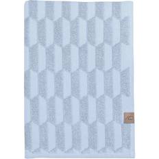 Beige Badehåndklæder Mette Ditmer Geo Håndklæde 70 x 133 cm - Lys Blå Badehåndklæde Blå, Beige
