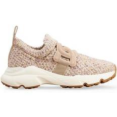 Tod's Women Shoes Tod's Women's Sp. Run Embroidered Chain Sneakers Rosa Lingerie