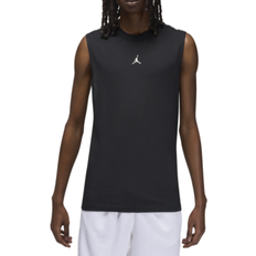 Effen kleur - Man Mouwloze shirts Nike Dri-Fit Sport Sleeveless Top - Zwart/White