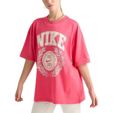 Pink nike shirt Nike Sportswear Essential Women's Oversized T-shirt - Aster Pink/Pale Ivory