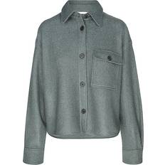 Dame - Grøn - Overshirts Jakker Marc O'Polo Overshirt dunkelgrün