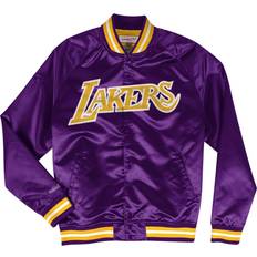 Mitchell & Ness Women Jackets Mitchell & Ness Lightweight Satin Jacket Los Angeles Lakers Purple