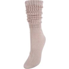 CTM Women's Super Soft Slouch Socks (1 Pair) Khaki one (one size)